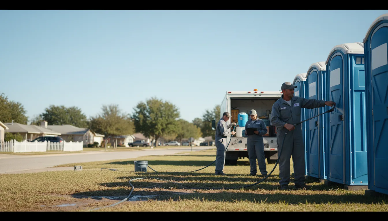 Long-Term Portable Toilet Rental in State Center, IA near me